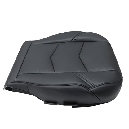 1Pcs For 2015-2020 Cadillac Escalade Driver Bottom Perforated Seat Cover Black