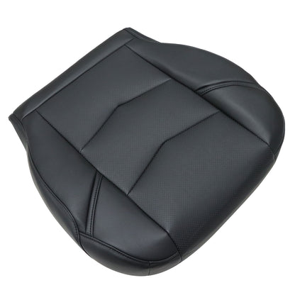 1Pcs For 2015-2020 Cadillac Escalade Driver Bottom Perforated Seat Cover Black