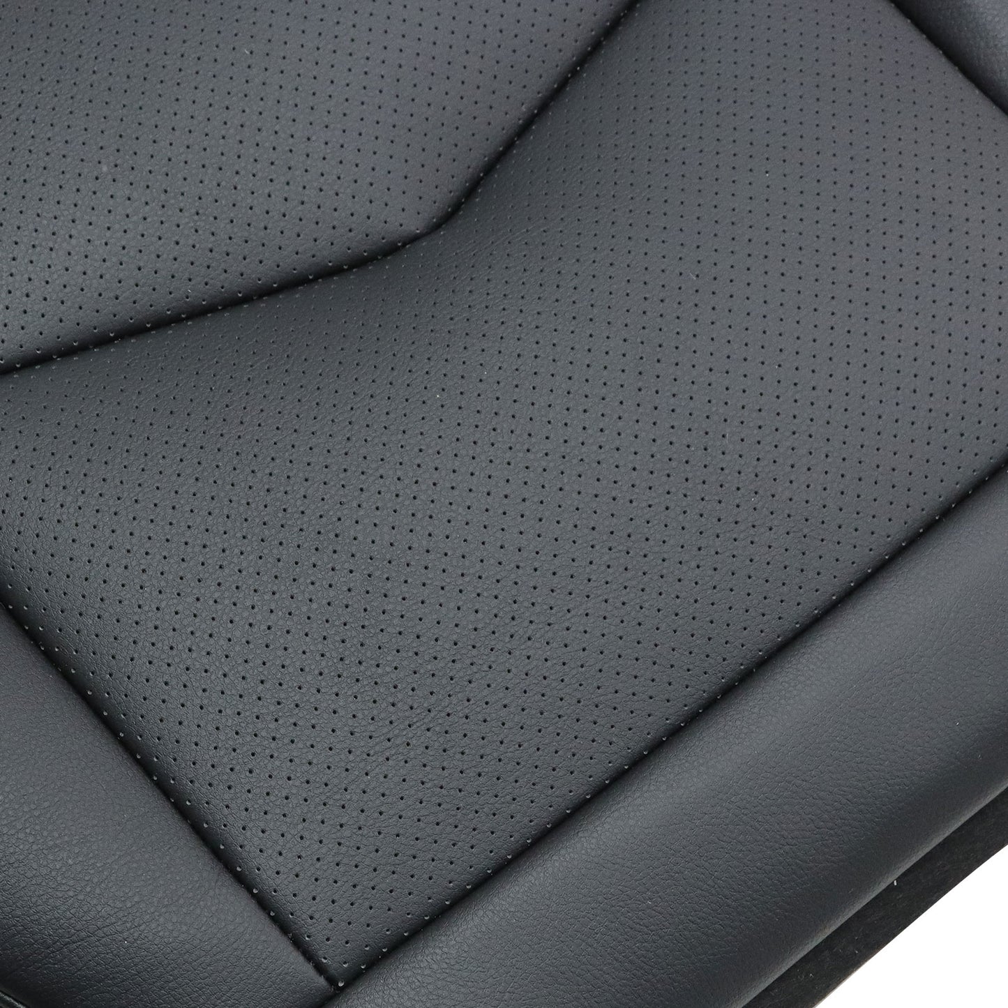 1x For 2015-2020 Cadillac Escalade Passenger Bottom Perforated Seat Cover Black