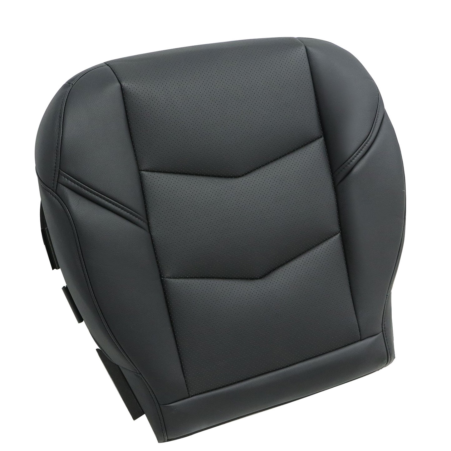 1x For 2015-2020 Cadillac Escalade Passenger Bottom Perforated Seat Cover Black