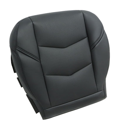 1x For 2015-2020 Cadillac Escalade Passenger Bottom Perforated Seat Cover Black