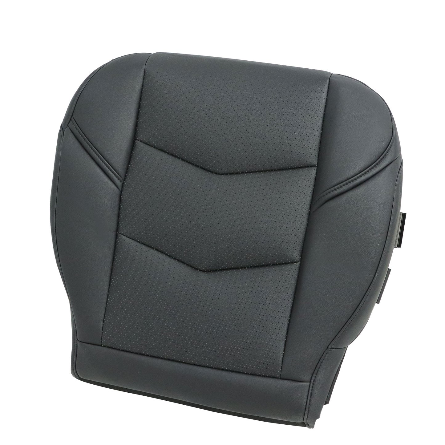 1x For 2015-2020 Cadillac Escalade Passenger Bottom Perforated Seat Cover Black
