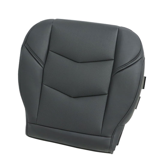 1x For 2015-2020 Cadillac Escalade Passenger Bottom Perforated Seat Cover Black
