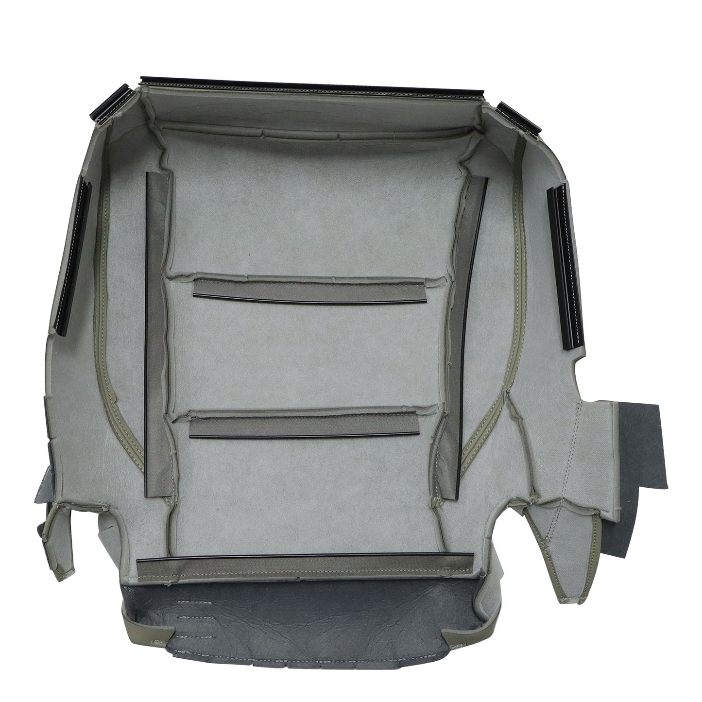 Replacement Type 2017 For Toyota Sienna Front Passenger Bottom Seat Cover Gray