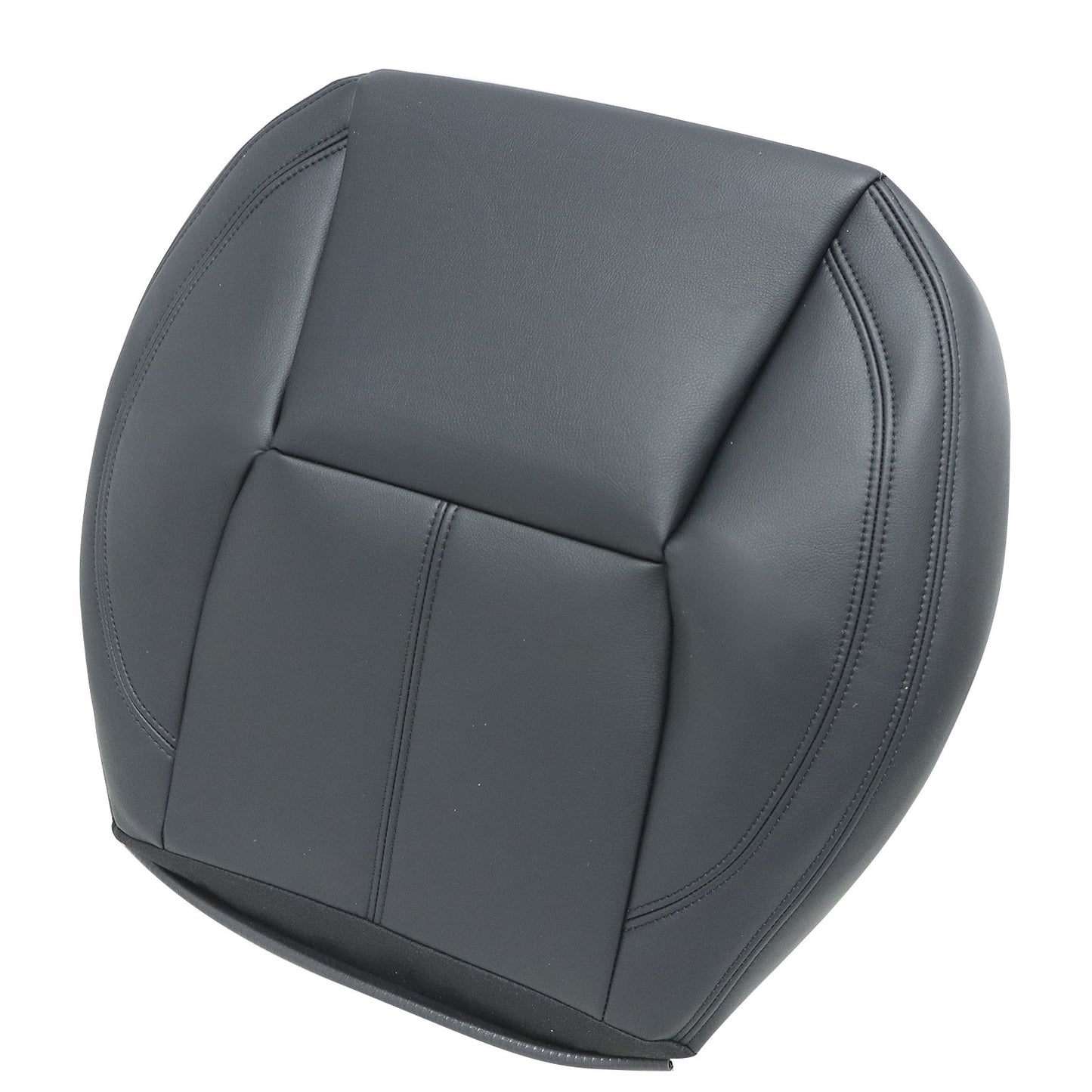 Fits 2010-2015 2016 Land Rover LR4 Front Driver Bottom Leather Seat Cover Black