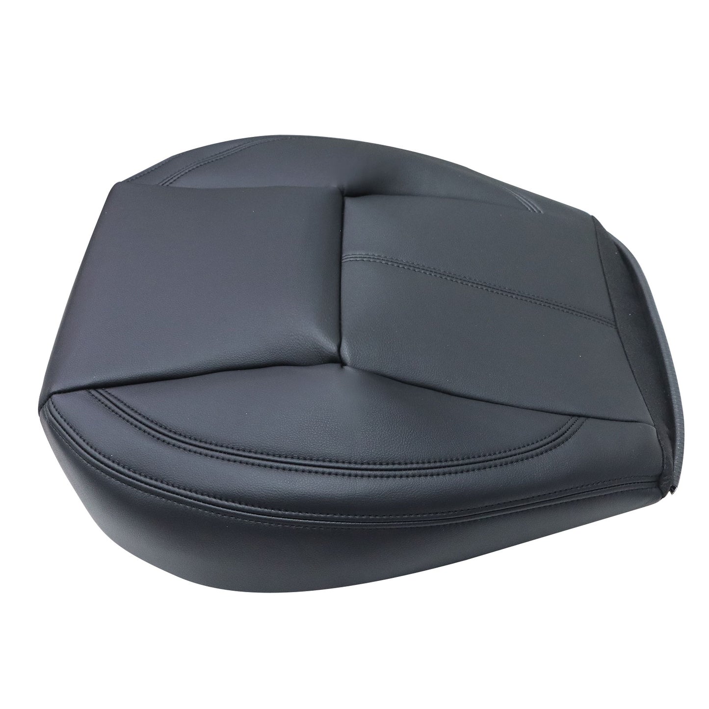 Fits 2010-2015 2016 Land Rover LR4 Front Driver Bottom Leather Seat Cover Black
