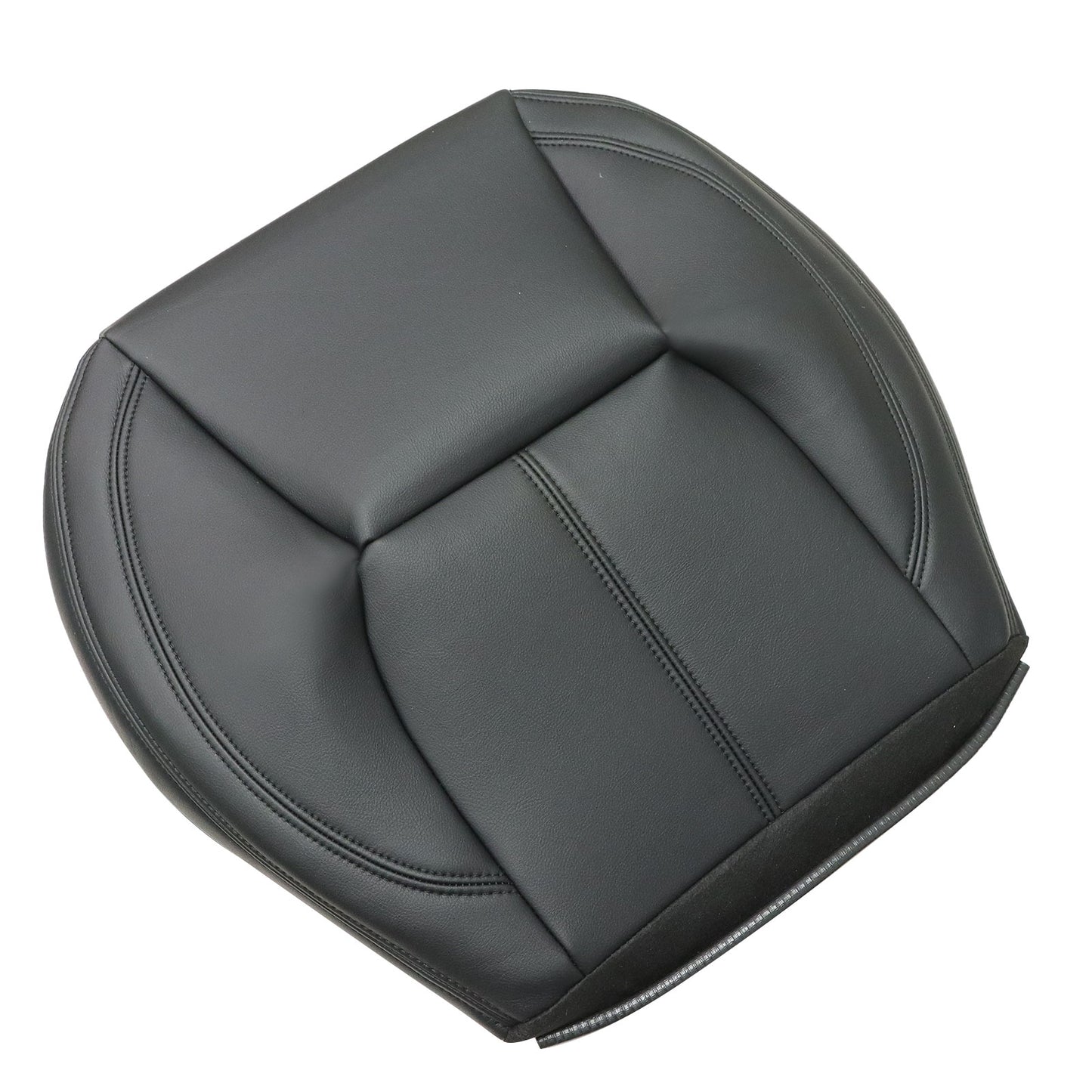 Fits 2010-2015 2016 Land Rover LR4 Front Driver Bottom Leather Seat Cover Black