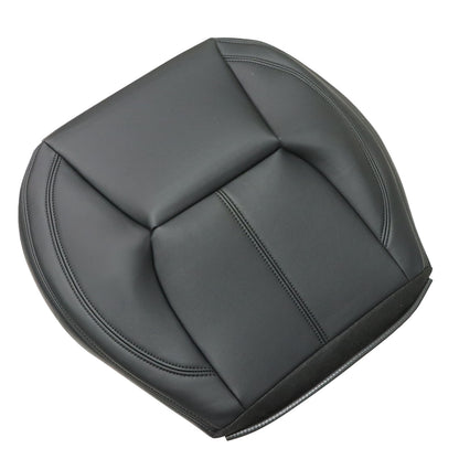 Fits 2010-2015 2016 Land Rover LR4 Front Driver Bottom Leather Seat Cover Black