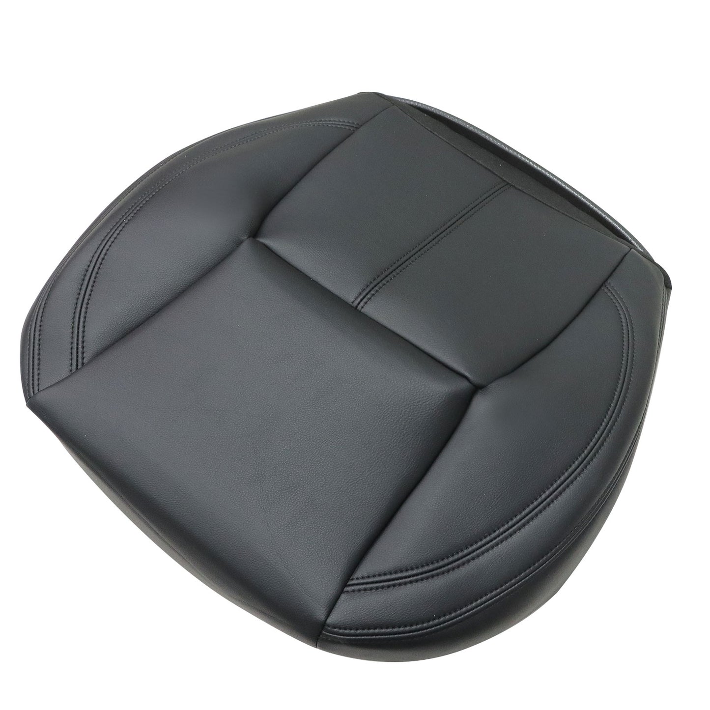 Fits 2010-2015 2016 Land Rover LR4 Front Driver Bottom Leather Seat Cover Black
