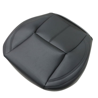 Fits 2010-2015 2016 Land Rover LR4 Front Driver Bottom Leather Seat Cover Black