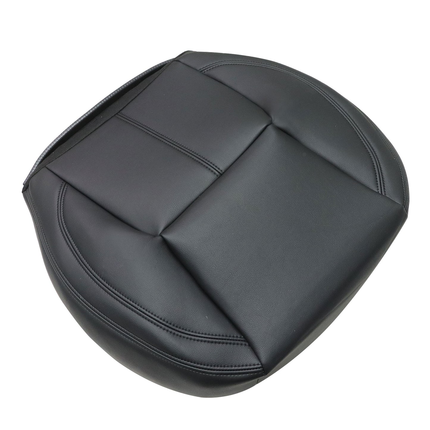 Fits 2010-2015 2016 Land Rover LR4 Front Driver Bottom Leather Seat Cover Black