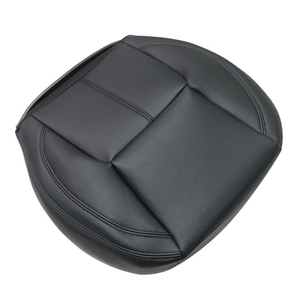 Fits 2010-2015 2016 Land Rover LR4 Front Driver Bottom Leather Seat Cover Black