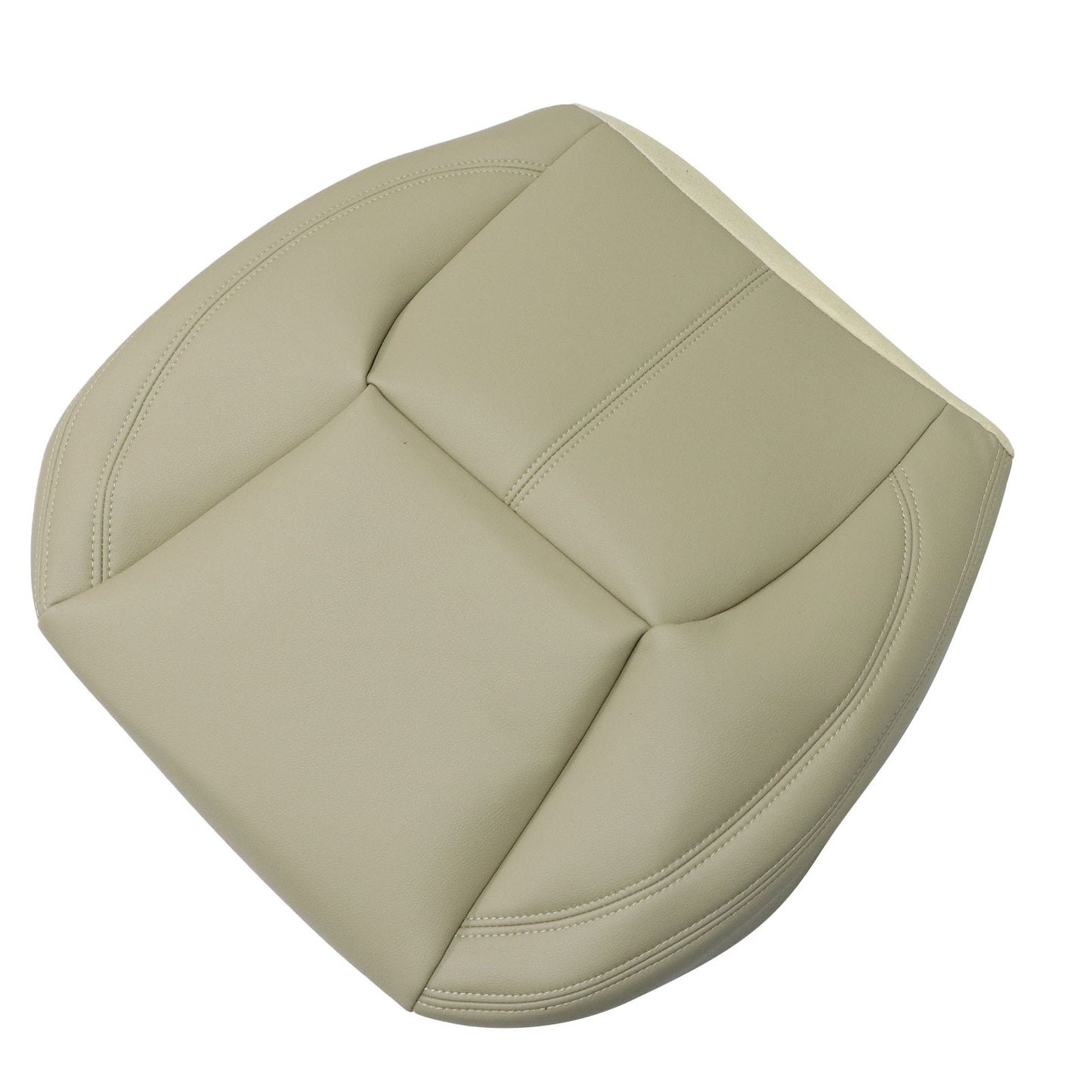 Fit For 2010-2015 2016 Land Rover LR4 Front Driver Bottom Leather Seat Cover Tan