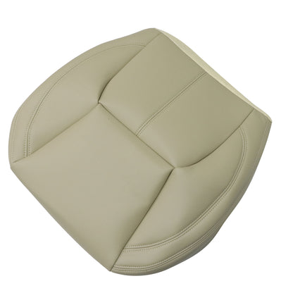 Fit For 2010-2015 2016 Land Rover LR4 Front Driver Bottom Leather Seat Cover Tan