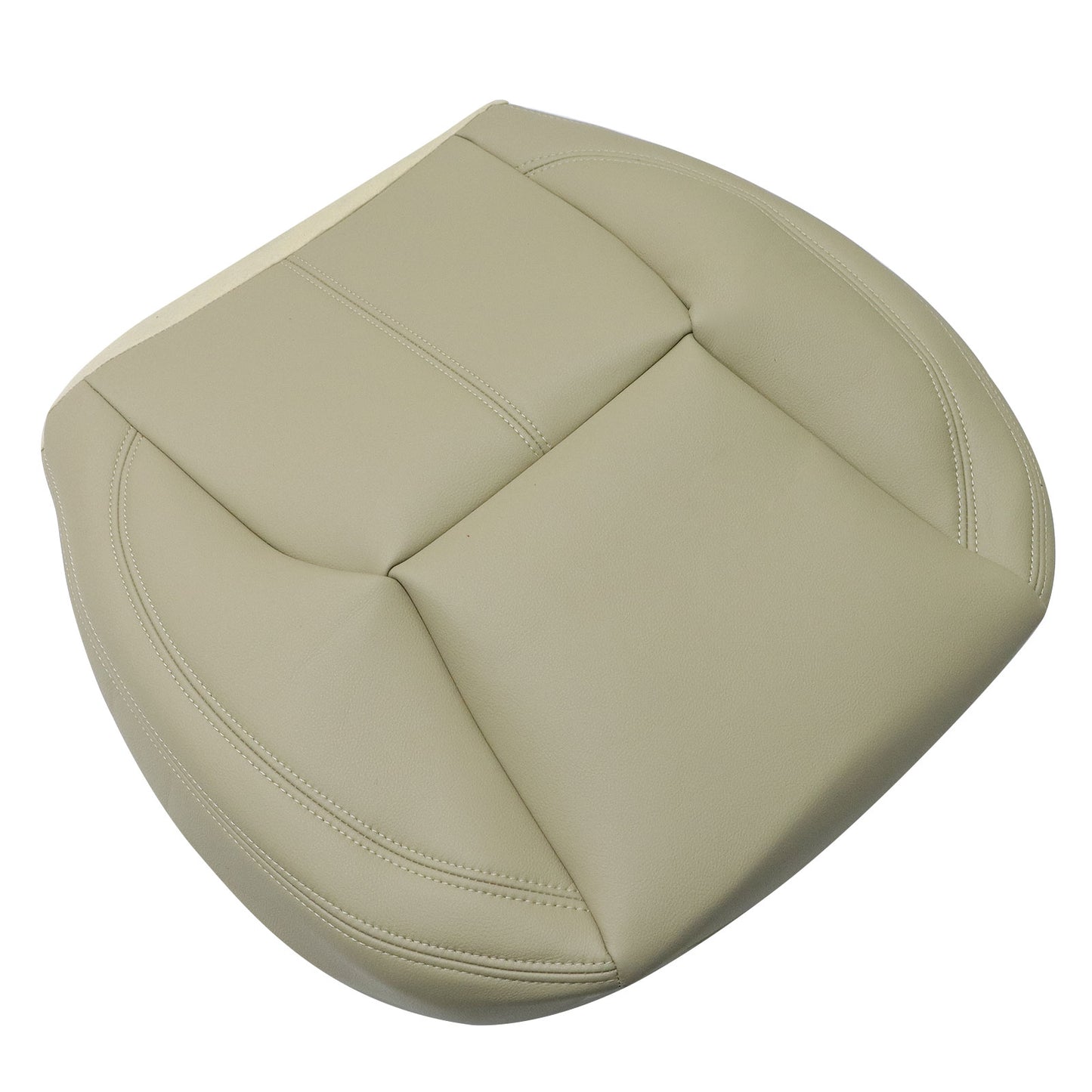Fit For 2010-2015 2016 Land Rover LR4 Front Driver Bottom Leather Seat Cover Tan