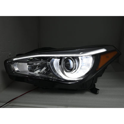 Driver Side Headlight for 2015-2019 Infiniti Q70 Left Non AFS