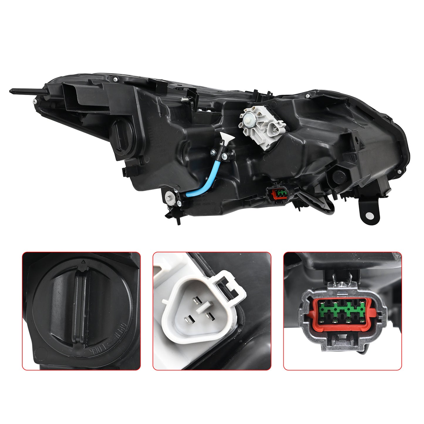 Driver Side Headlight for 2015-2019 Infiniti Q70 Left Non AFS