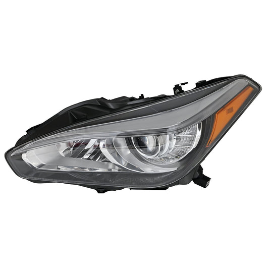 Driver Side Headlight for 2015-2019 Infiniti Q70 Left Non AFS