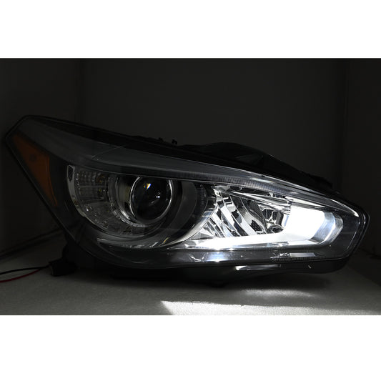 Passenger Side Headlight for 2015-2019 Infiniti Q70 Right Non AFS