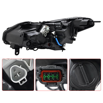 Passenger Side Headlight for 2015-2019 Infiniti Q70 Right Non AFS