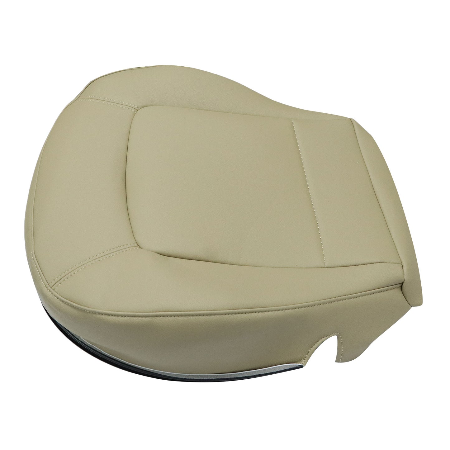 1998-10 For Volkswagen Beetle Driver Bottom Replacement Leather Seat Cover Beige
