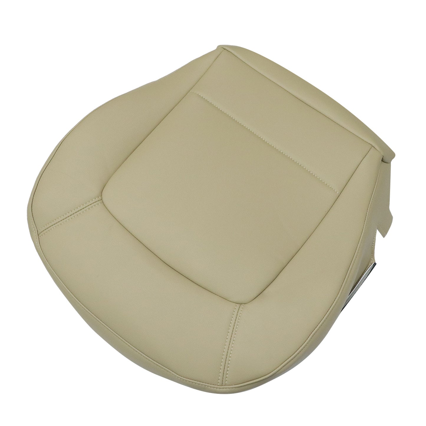 1998-10 For Volkswagen Beetle Driver Bottom Replacement Leather Seat Cover Beige