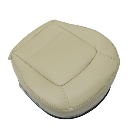 1998-10 For Volkswagen Beetle Driver Bottom Replacement Leather Seat Cover Beige