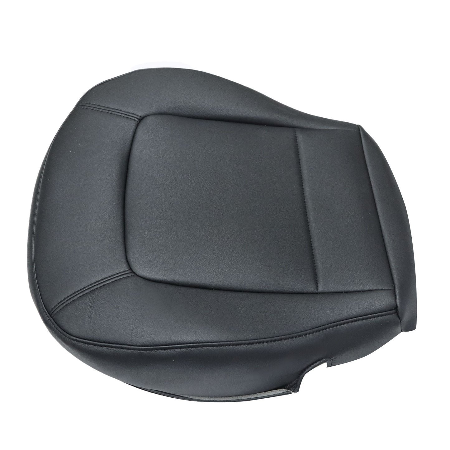 1998-10 For Volkswagen Beetle Driver Bottom Replacement Leather Seat Cover Black