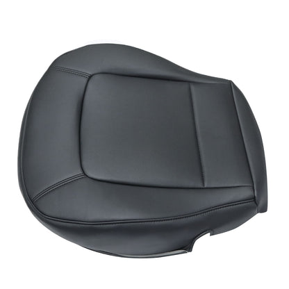 1998-10 For Volkswagen Beetle Driver Bottom Replacement Leather Seat Cover Black