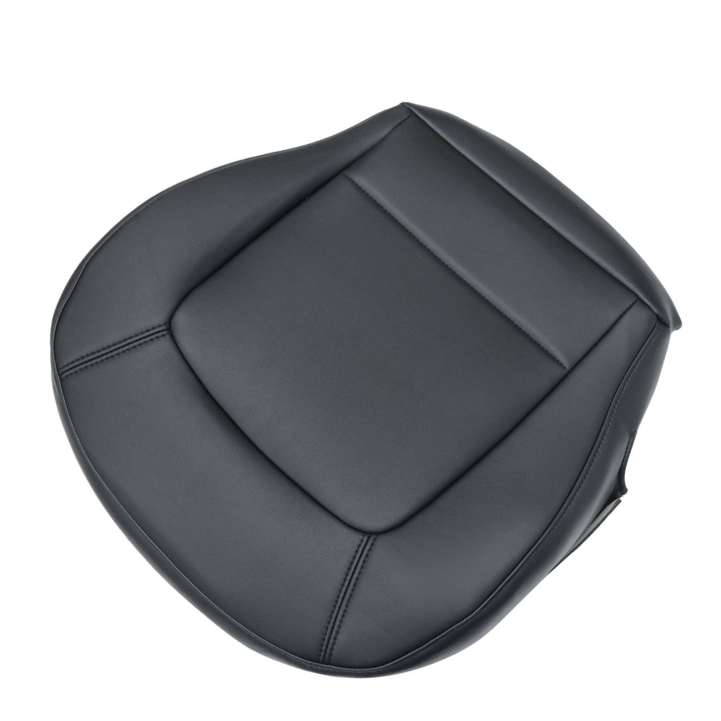 1998-10 For Volkswagen Beetle Driver Bottom Replacement Leather Seat Cover Black