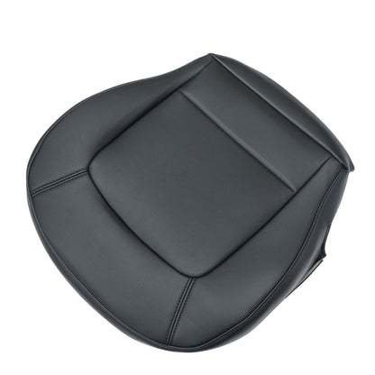 1998-10 For Volkswagen Beetle Driver Bottom Replacement Leather Seat Cover Black