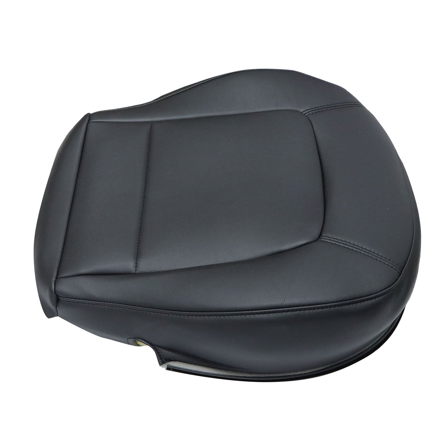 1998-10 For Volkswagen Beetle Driver Bottom Replacement Leather Seat Cover Black