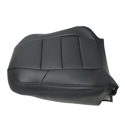 Driver Back GX 4-Door Perforated Leather Seat Cover Black For 2016-17 Mazda 6