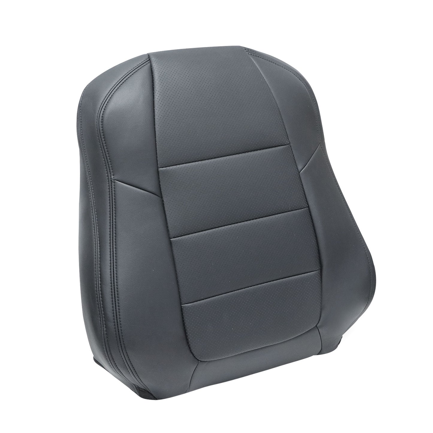 Driver Back GX 4-Door Perforated Leather Seat Cover Black For 2016-17 Mazda 6