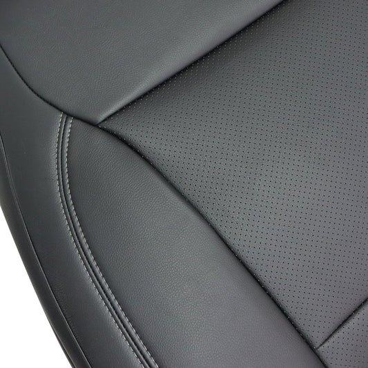 2021 2022 2023 2024 2025 For Ford F150 Passenger Side Top Seat Cover Black