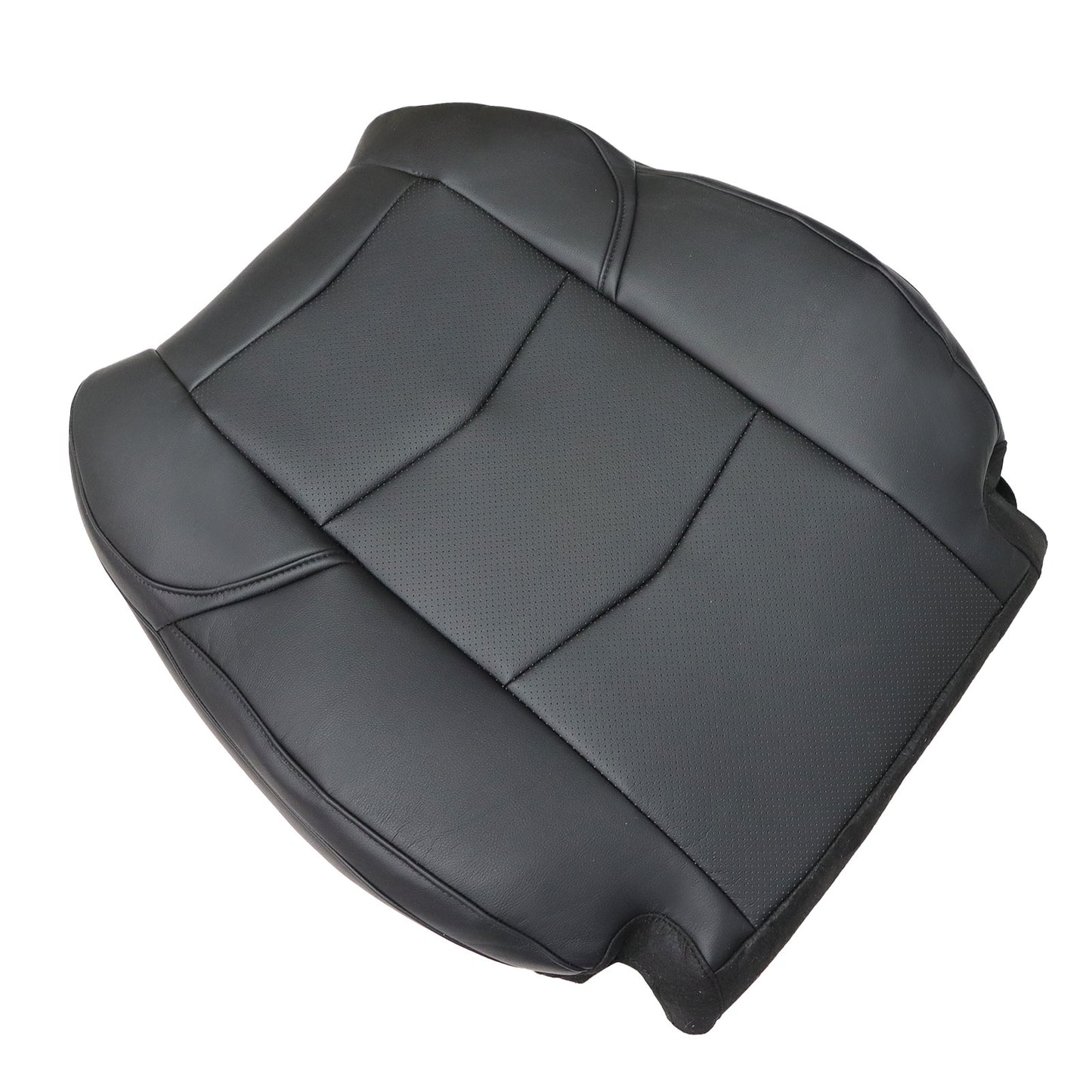 For 2015-2020 Cadillac Escalade Driver Top Perforated Leather Seat Cover Black