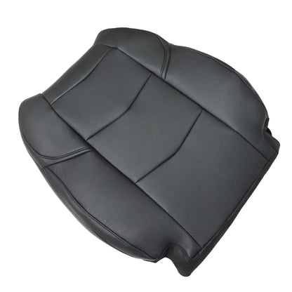 For 2015-2020 Cadillac Escalade Driver Top Perforated Leather Seat Cover Black