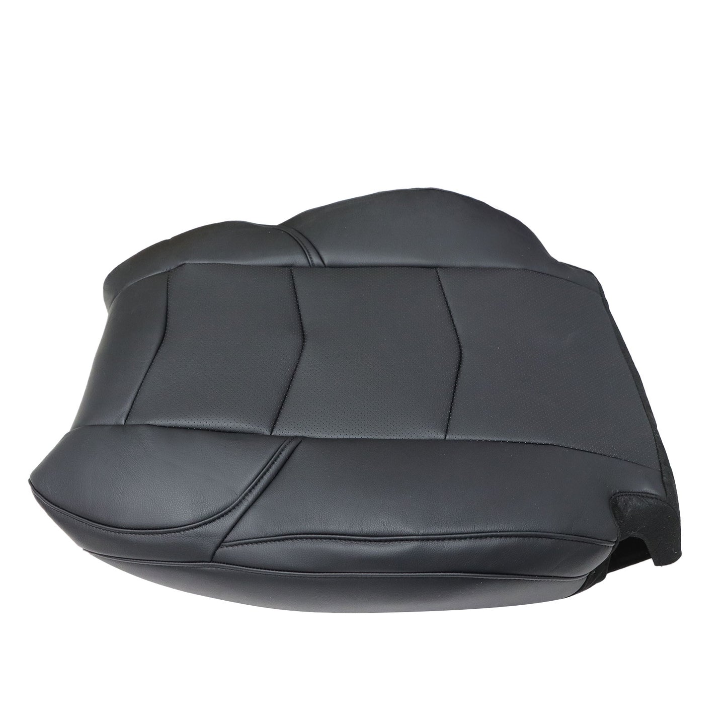 For 2015-2020 Cadillac Escalade Driver Top Perforated Leather Seat Cover Black