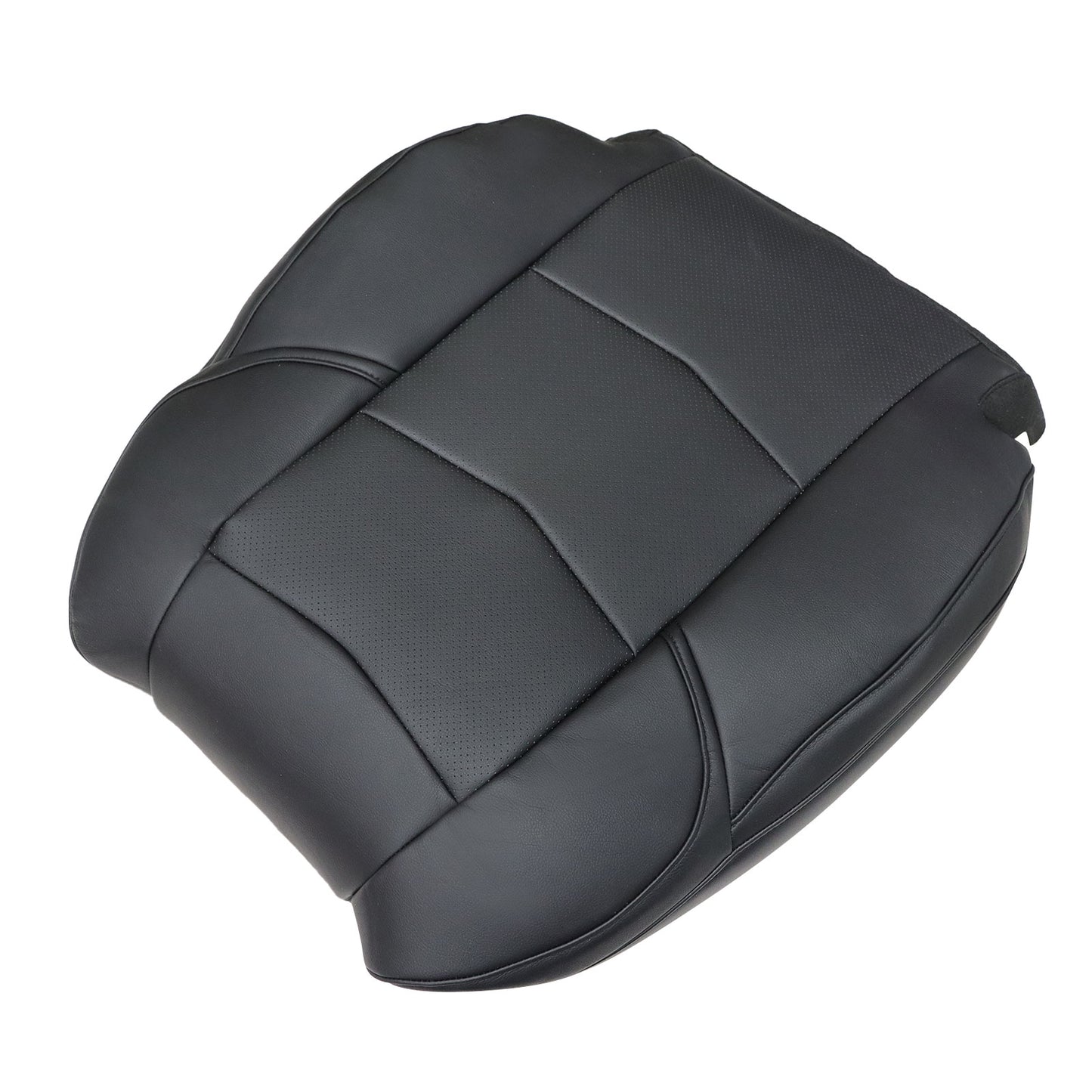 For 2015-2020 Cadillac Escalade Driver Top Perforated Leather Seat Cover Black