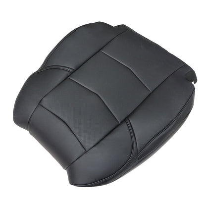 For 2015-2020 Cadillac Escalade Driver Top Perforated Leather Seat Cover Black
