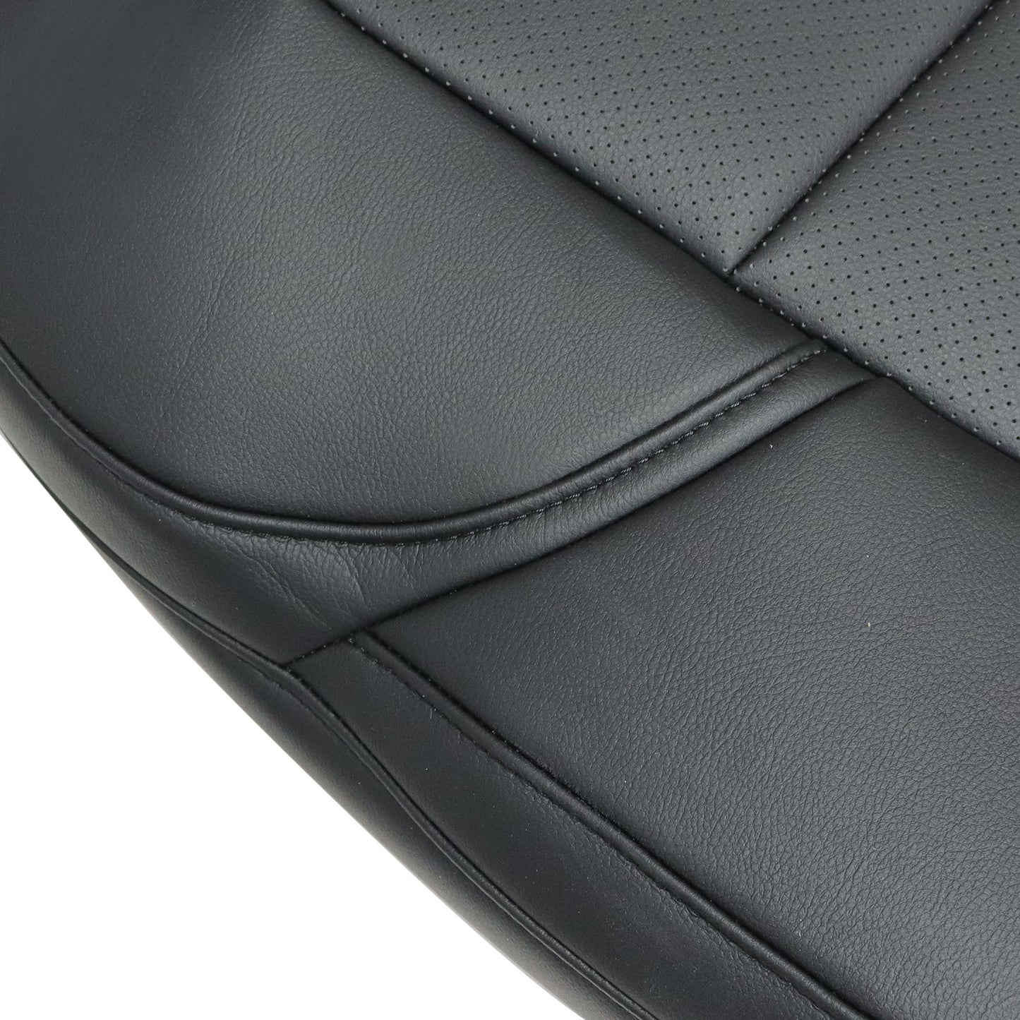 New For 2015-2020 Cadillac Escalade Passenger Side Top Leather Seat Cover Black