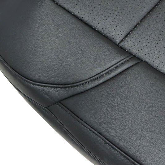 New For 2015-2020 Cadillac Escalade Passenger Side Top Leather Seat Cover Black