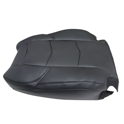 New For 2015-2020 Cadillac Escalade Passenger Side Top Leather Seat Cover Black