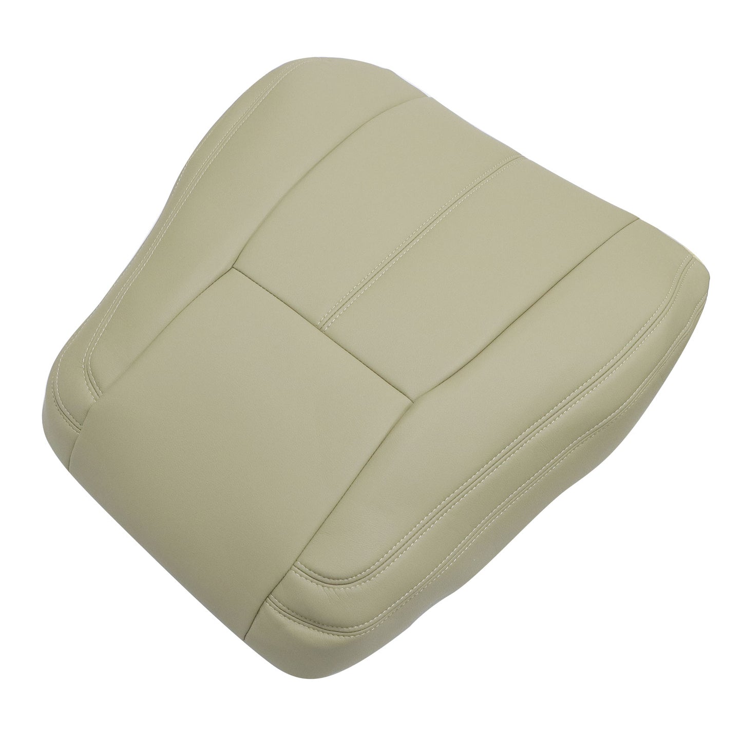 For 2010-2016 Land Rover LR4 Driver+Passenger Bottom-Top Leather Seat Cover Tan