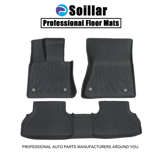 Floor Mats Liner For 2008-2014 BMW X6 E71 E72 4-Door Front-Rear All Weather TPE