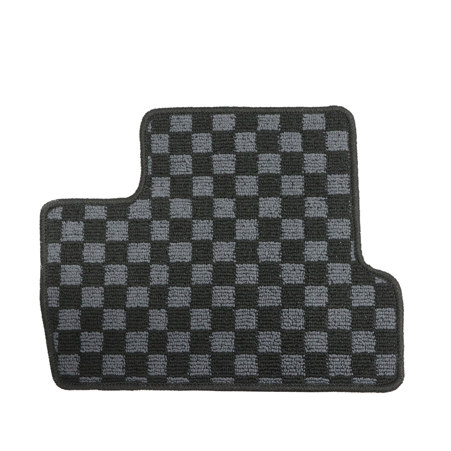 2Row Checkered Flag Floor Mats Carpet Fits 2010-2013 Mazda 3 Anti-Slip Full Set