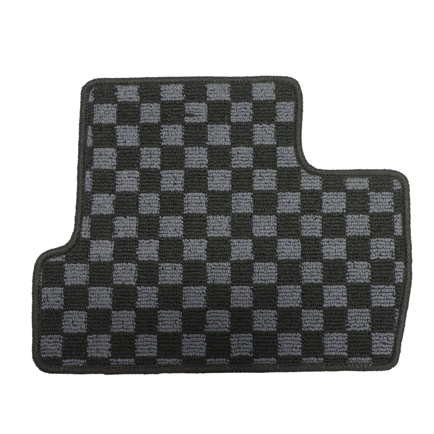 2Row Checkered Flag Floor Mats Carpet Fits 2010-2013 Mazda 3 Anti-Slip Full Set