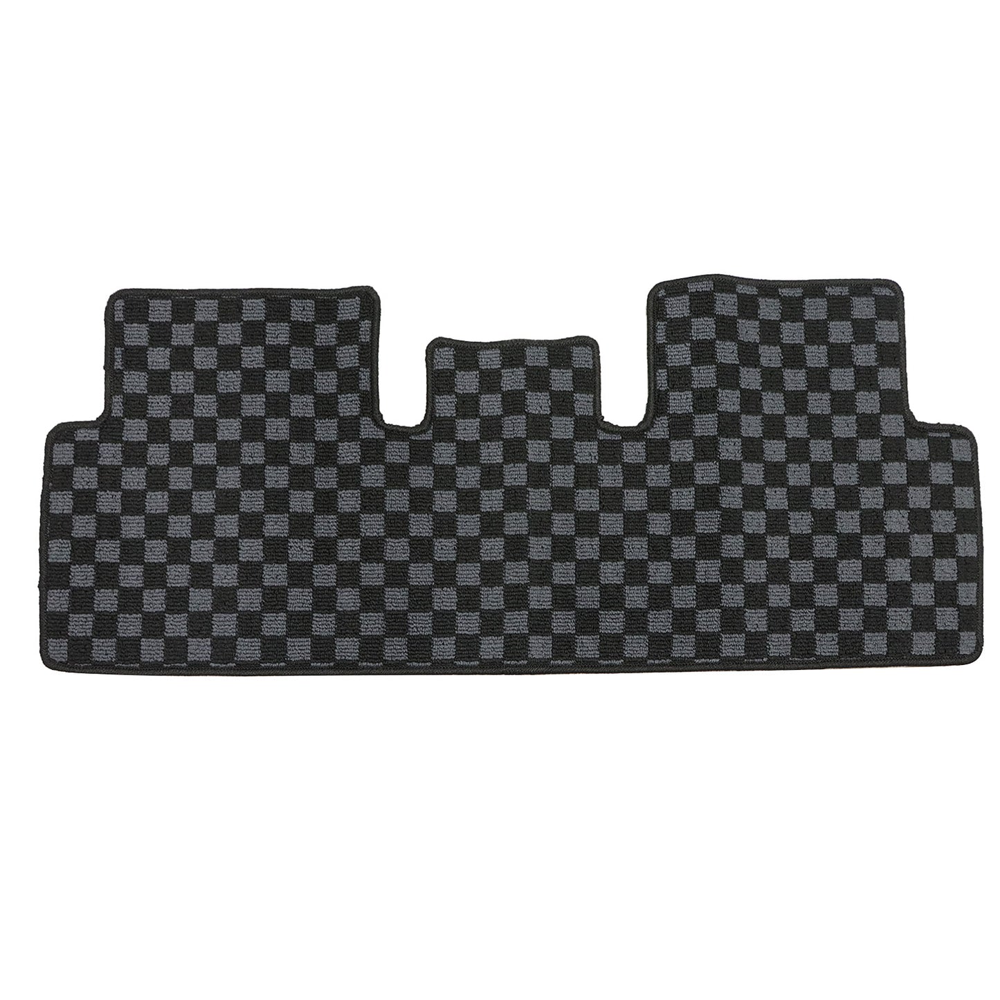 For 2017-2023 Tesla Model 3 4Doors Checkered Flag Carpet Floor Mats Waterproof