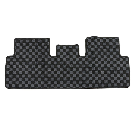 For 2017-2023 Tesla Model 3 4Doors Checkered Flag Carpet Floor Mats Waterproof