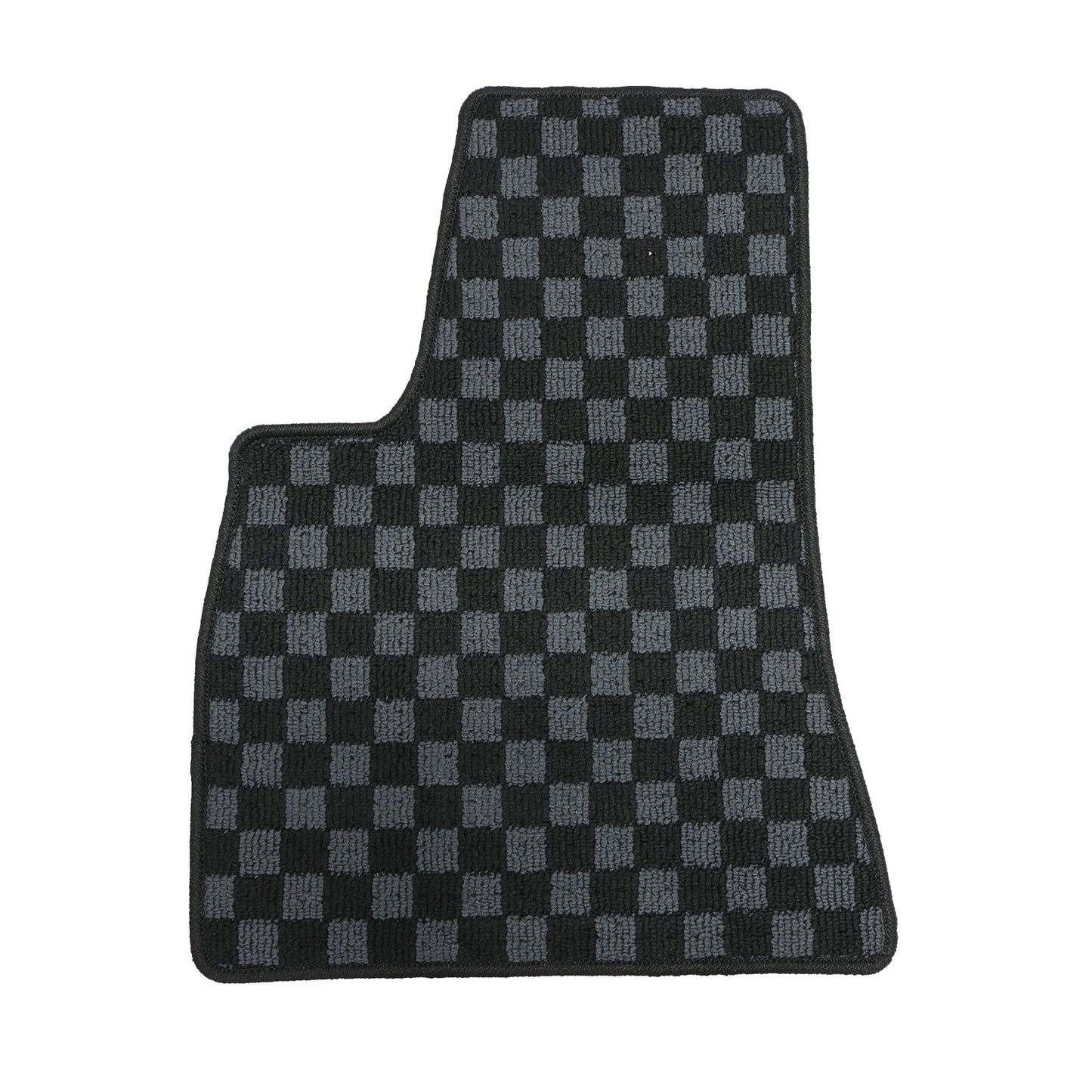 For 2017-2023 Tesla Model 3 4Doors Checkered Flag Carpet Floor Mats Waterproof